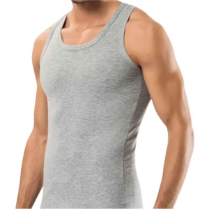 Maruf Shop 1 Adet Erkek Slim Fit Dar Kalıp Likralı Penye Sporcu Atleti(Rambo Atleti)
