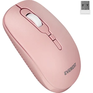 Smw-89 USB Pembe 2.4ghz Kablosuz Mouse