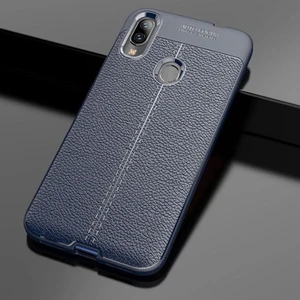Techno Guru Samsung Galaxy A10S Deri Desenli Yüksek Koruma Sağlayan Niss Premium Silikon Kılıf