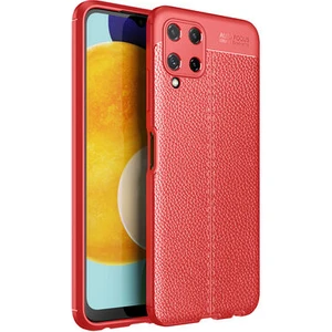 Techno Guru Samsung Galaxy A22 4g Deri Desenli Yüksek Koruma Sağlayan Niss Premium Silikon Kılıf