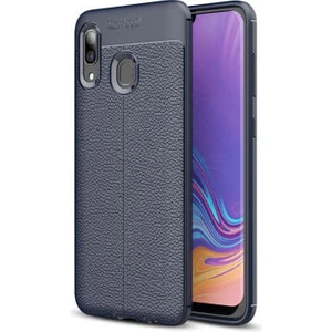 Techno Guru Samsung Galaxy A30 Deri Desenli Yüksek Koruma Sağlayan Niss Premium Silikon Kılıf
