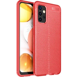 Techno Guru Samsung Galaxy A32 4g Deri Desenli Yüksek Koruma Sağlayan Niss Premium Silikon Kılıf