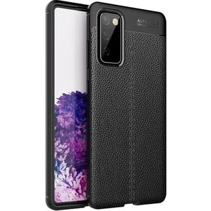 Techno Guru Samsung Galaxy S20 Fe Deri Desenli Yüksek Koruma Sağlayan Niss Premium Silikon Kılıf