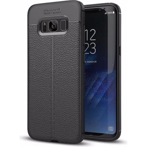 Techno Guru Samsung Galaxy S8 Deri Desenli Yüksek Koruma Sağlayan Niss Premium Silikon Kılıf