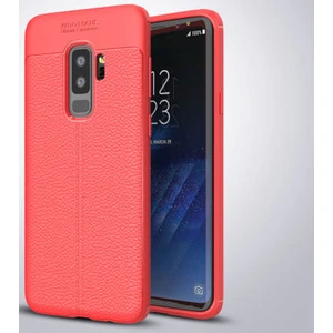 Techno Guru Samsung Galaxy S9 Plus Deri Desenli Yüksek Koruma Sağlayan Niss Premium Silikon Kılıf