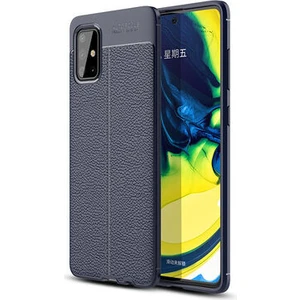 Techno Guru Samsung Galaxy M31S Deri Desenli Yüksek Koruma Sağlayan Niss Premium Silikon Kılıf