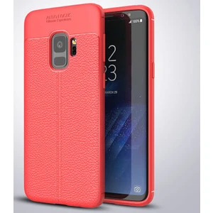 Techno Guru Samsung Galaxy S9 Deri Desenli Yüksek Koruma Sağlayan Niss Premium Silikon Kılıf