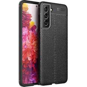 Techno Guru Samsung Galaxy S22 Deri Desenli Yüksek Koruma Sağlayan Niss Premium Silikon Kılıf