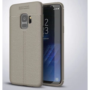 Techno Guru Samsung Galaxy S9 Deri Desenli Yüksek Koruma Sağlayan Niss Premium Silikon Kılıf