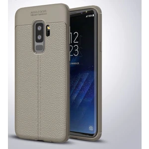 Techno Guru Samsung Galaxy S9 Plus Deri Desenli Yüksek Koruma Sağlayan Niss Premium Silikon Kılıf