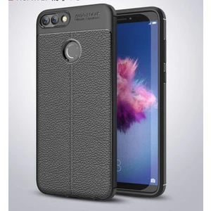 Techno Guru Huawei P Smart Deri Desenli Yüksek Koruma Sağlayan Niss Premium Silikon Kılıf