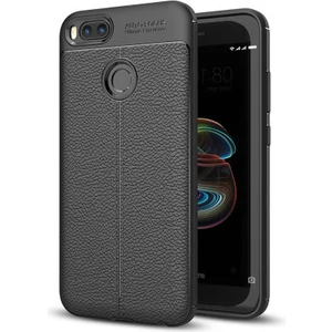 Techno Guru Xiaomi Mi 5x Deri Desenli Yüksek Koruma Sağlayan Niss Premium Silikon Kılıf