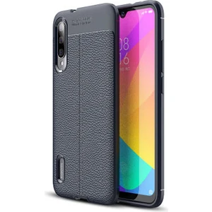 Xiaomi Mi A3 Kılıf Deri Desenli ve Esnek Yapılı Sağlam Derry Silikon Kılıf