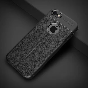 Techno Guru iPhone 5 Deri Desenli Yüksek Koruma Sağlayan Niss Premium Silikon Kılıf