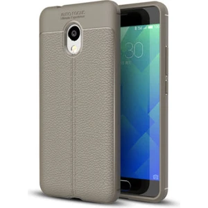 Meizu M5S Kılıf Deri Desenli ve Esnek Yapılı Sağlam Derry Silikon Kılıf