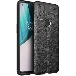 Techno Guru One Plus Nord N10 5g Deri Desenli Yüksek Koruma Sağlayan Niss Premium Silikon Kılıf