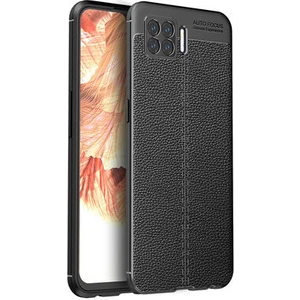 Techno Guru Oppo A73 Deri Desenli Yüksek Koruma Sağlayan Niss Premium Silikon Kılıf