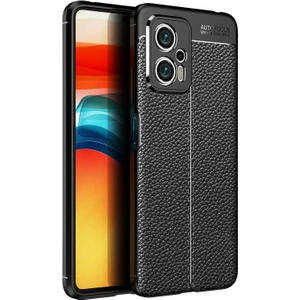 Techno Guru Poco X4 Gt Deri Desenli Yüksek Koruma Sağlayan Niss Premium Silikon Kılıf