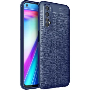 Techno Guru Realme 7 Deri Desenli Yüksek Koruma Sağlayan Niss Premium Silikon Kılıf
