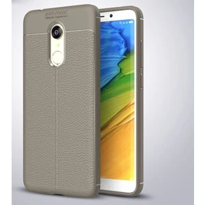 Techno Guru Redmi 5 Deri Desenli Yüksek Koruma Sağlayan Niss Premium Silikon Kılıf