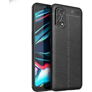 Techno Guru Realme 7 Pro Deri Desenli Yüksek Koruma Sağlayan Niss Premium Silikon Kılıf