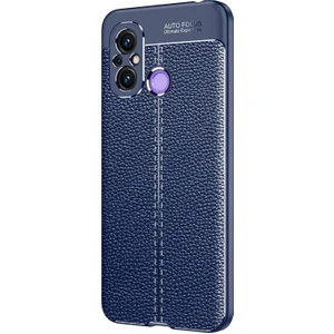 Techno Guru Redmi 12C Deri Desenli Yüksek Koruma Sağlayan Niss Premium Silikon Kılıf