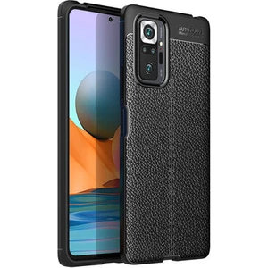Techno Guru Redmi Note 10 Pro Deri Desenli Yüksek Koruma Sağlayan Niss Premium Silikon Kılıf