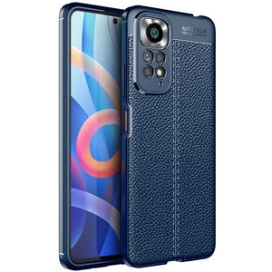 Techno Guru Redmi Note 11S Global Deri Desenli Yüksek Koruma Sağlayan Niss Premium Silikon Kılıf