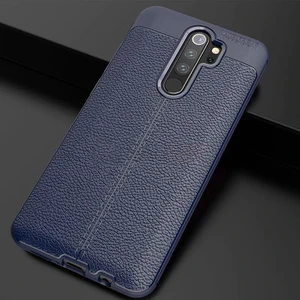Techno Guru Redmi Note 8 Pro Deri Desenli Yüksek Koruma Sağlayan Niss Premium Silikon Kılıf
