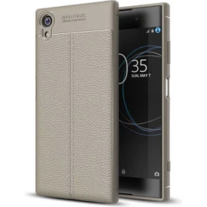 Techno Guru Sony Xperia Xa1 Plus Deri Desenli Yüksek Koruma Sağlayan Niss Premium Silikon Kılıf