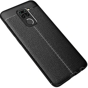 Techno Guru Redmi Note 9 Deri Desenli Yüksek Koruma Sağlayan Niss Premium Silikon Kılıf