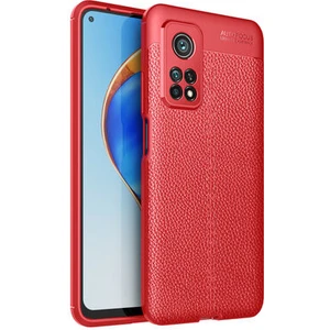 Xiaomi Mi 10T 5g Kılıf Deri Desenli ve Esnek Yapılı Sağlam Derry Silikon Kılıf