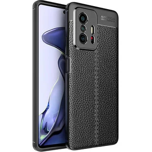 Techno Guru Xiaomi Mi 11T Pro 5g Deri Desenli Yüksek Koruma Sağlayan Niss Premium Silikon Kılıf