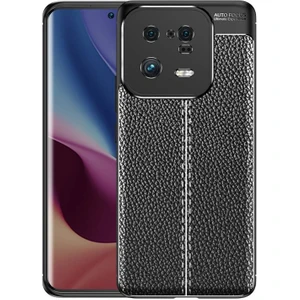 Xiaomi Mi 13 Pro Kılıf Deri Desenli ve Esnek Yapılı Sağlam Derry Silikon Kılıf