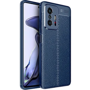 Techno Guru Xiaomi Mi 11T Pro 5g Deri Desenli Yüksek Koruma Sağlayan Niss Premium Silikon Kılıf