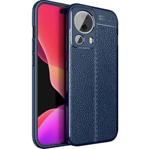Xiaomi Mi 13 Lite Kılıf Deri Desenli ve Esnek Yapılı Sağlam Derry Silikon Kılıf