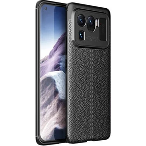 Techno Guru Xiaomi Mi 11 Ultra Deri Desenli Yüksek Koruma Sağlayan Niss Premium Silikon Kılıf