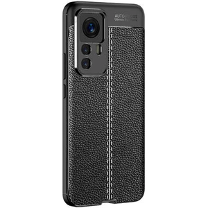 Techno Guru Xiaomi Mi 12T Pro Deri Desenli Yüksek Koruma Sağlayan Niss Premium Silikon Kılıf