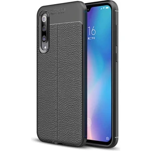 Xiaomi Mi 9 Kılıf Deri Desenli ve Esnek Yapılı Sağlam Derry Silikon Kılıf
