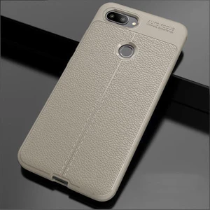 Techno Guru Xiaomi Mi 8 Lite Deri Desenli Yüksek Koruma Sağlayan Niss Premium Silikon Kılıf