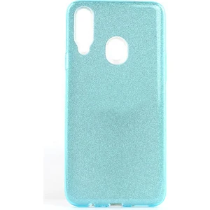 Techno Guru Samsung Galaxy A20S Simli ve Parlak Şık Shining Premium Silikon Kılıf