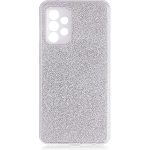 Techno Guru Samsung Galaxy A72 Simli ve Parlak Şık Shining Premium Silikon Kılıf