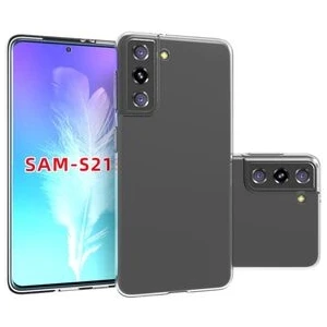 Techno Guru Samsung Galaxy S21 Esnek ve Şeffaf Sheer Premium Tpu Silikon Kılıf