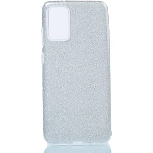 Techno Guru Samsung Galaxy S20 Simli ve Parlak Şık Shining Premium Silikon Kılıf