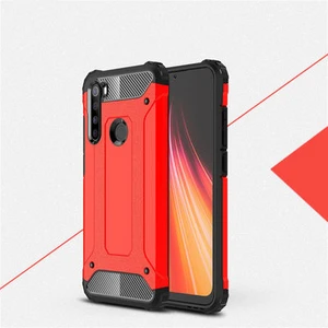 Techno Guru Redmi Note 8 Tam Koruma Sağlayan Çift Katmanlı Crash Premium Sert Silikon Kılıf