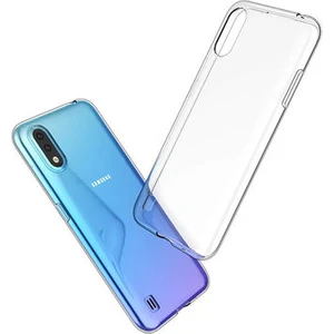 Techno Guru Samsung Galaxy A01 Esnek ve Şeffaf Sheer Premium Tpu Silikon Kılıf