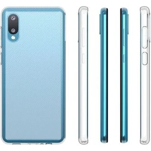 Techno Guru Samsung Galaxy A02 Esnek ve Şeffaf Sheer Premium Tpu Silikon Kılıf