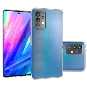 Techno Guru Samsung Galaxy A52 Esnek ve Şeffaf Sheer Premium Tpu Silikon Kılıf
