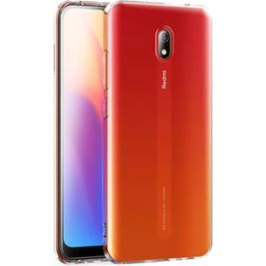 Techno Guru Redmi 8A Esnek ve Şeffaf Sheer Premium Tpu Silikon Kılıf