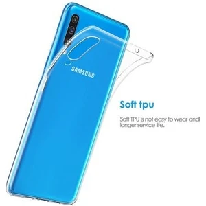 Techno Guru Samsung Galaxy A70 Esnek ve Şeffaf Sheer Premium Tpu Silikon Kılıf